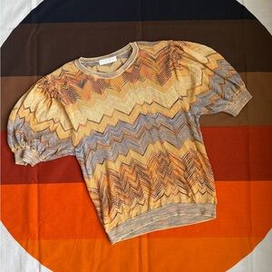 Ulla Johnson Priscilla chevron top